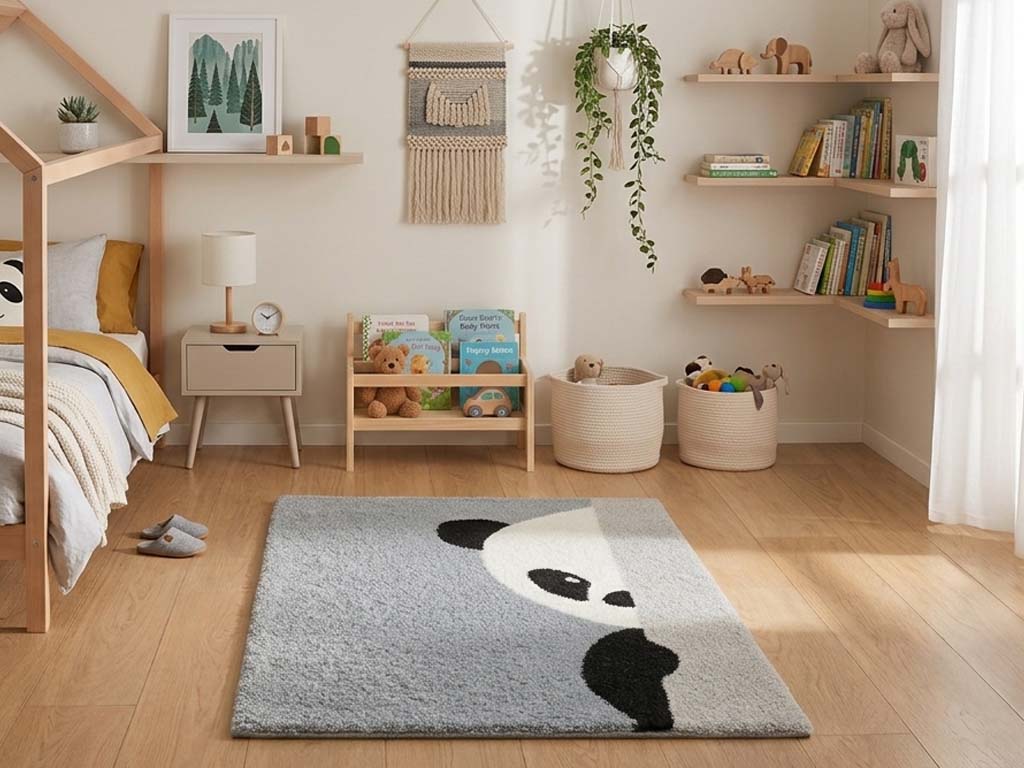 Obdélníkový koberec PANDA do dětského pokoje (obrázek 3)