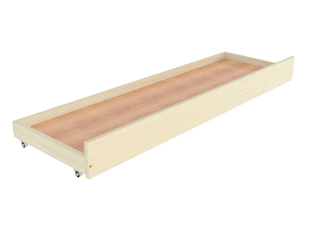 Benlemi Jednolůžková postel TULY se zábranou a šuplíkem Zvolte barvu: Béžová, Zvolte rozměr: 120x180 cm, Zvolte zábranu: S otevřeným vstupem (obrázek 9)