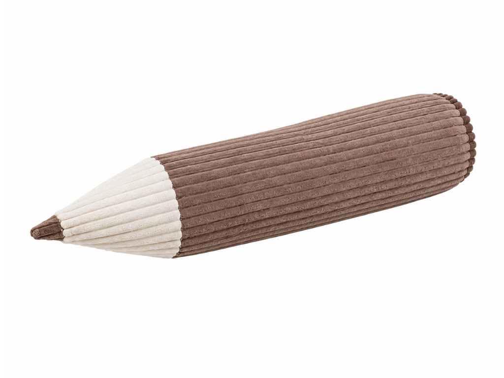 Dětský mantinel TUŽKA z manšestru Zvolte barvu: Hnědá, Zvolte rozměr: 15x100 cm