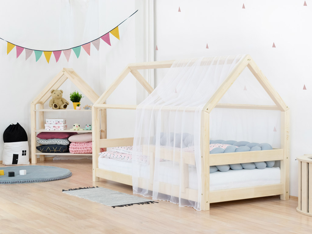 Benlemi Lehká šifónová stříška na postele domeček Tery, Funny Zvolte barvu: Bílá