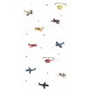 Barevná tapeta LETADLA na zeď do dětského pokoje