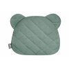 Sametový polštář ve tvaru medvídka ROYAL BABY zelený