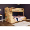 Bunk bed ARARAT for 3 persons with storage stairs 5