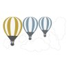 Samolepka na zeď LÉTAJÍCÍ BALÓNY
