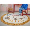 Kulatý koberec LEV do dětského pokoje