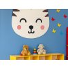 Dětská pěnová dekorativní nástěnka KOČKA