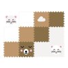 Pěnová podlaha puzzle 12 dílů MYŠKA A MEDVÍDEK