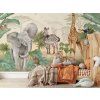 25811 1 velkoplosna tapeta mural safari do detskeho pokoje