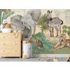 Velkoplošná tapeta mural SAFARI do dětského pokoje
