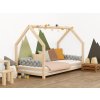 Dětská postel domeček Funny Přírodní