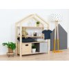 8738 wooden house shelf polly natural